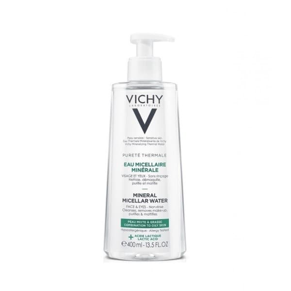 Vichy Puret Thermale Acqua Micellare Minerale Pelle Mista o Grassa 400 ml