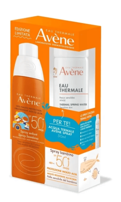 Avène Kit Spray Bambino SPF50+ 200 ml + Eau Thermale Avène Spray 50 ml