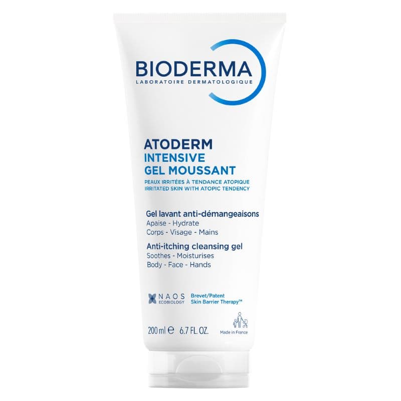 Bioderma Atoderm Intensive Gel Moussant - Detergente quotidiano per pelle molto secca e atopica - 200 ml