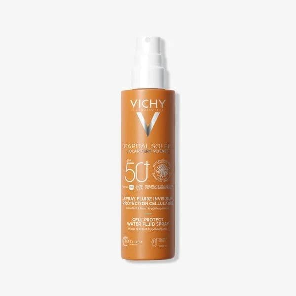 Vichy Capital Soleil Spray Anti Disidratazione SPF50+ - Protezione solare idratante corpo - 200 ml