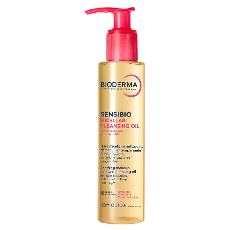 Bioderma Sensibio Micellar Cleansing Oil - Olio struccante per trucco waterproof - 150 ml