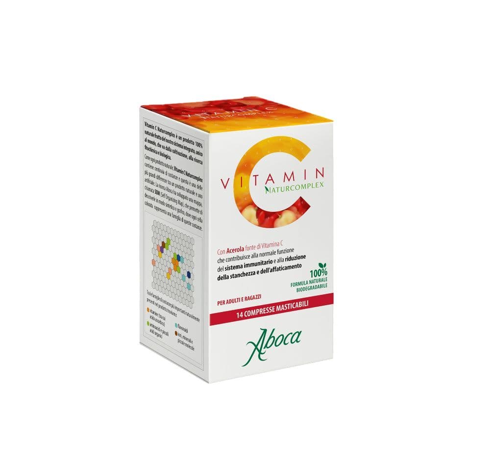 Vitamin C NaturComplex - Integratore di Vitamina C - 14 compresse masticabili