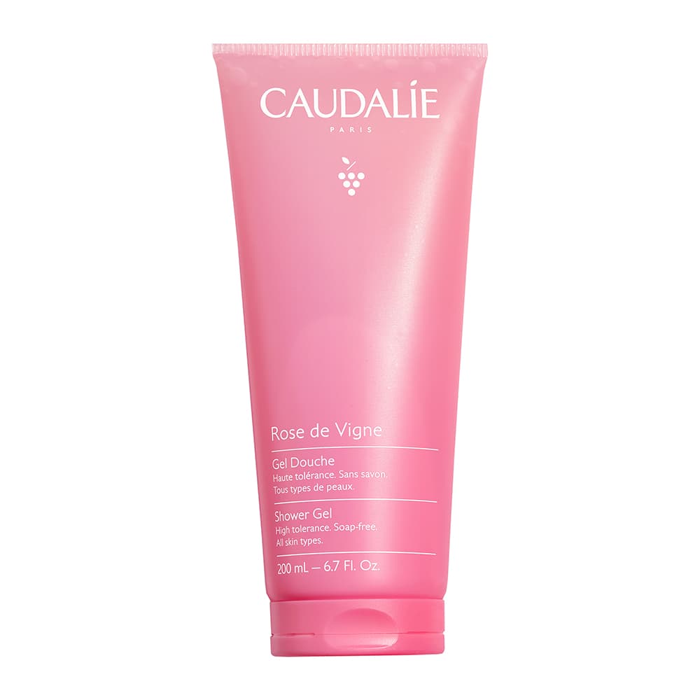 Caudalie Gel Doccia Rose de Vigne - Gel doccia senza sapone al profumo di rosa - 200 ml
