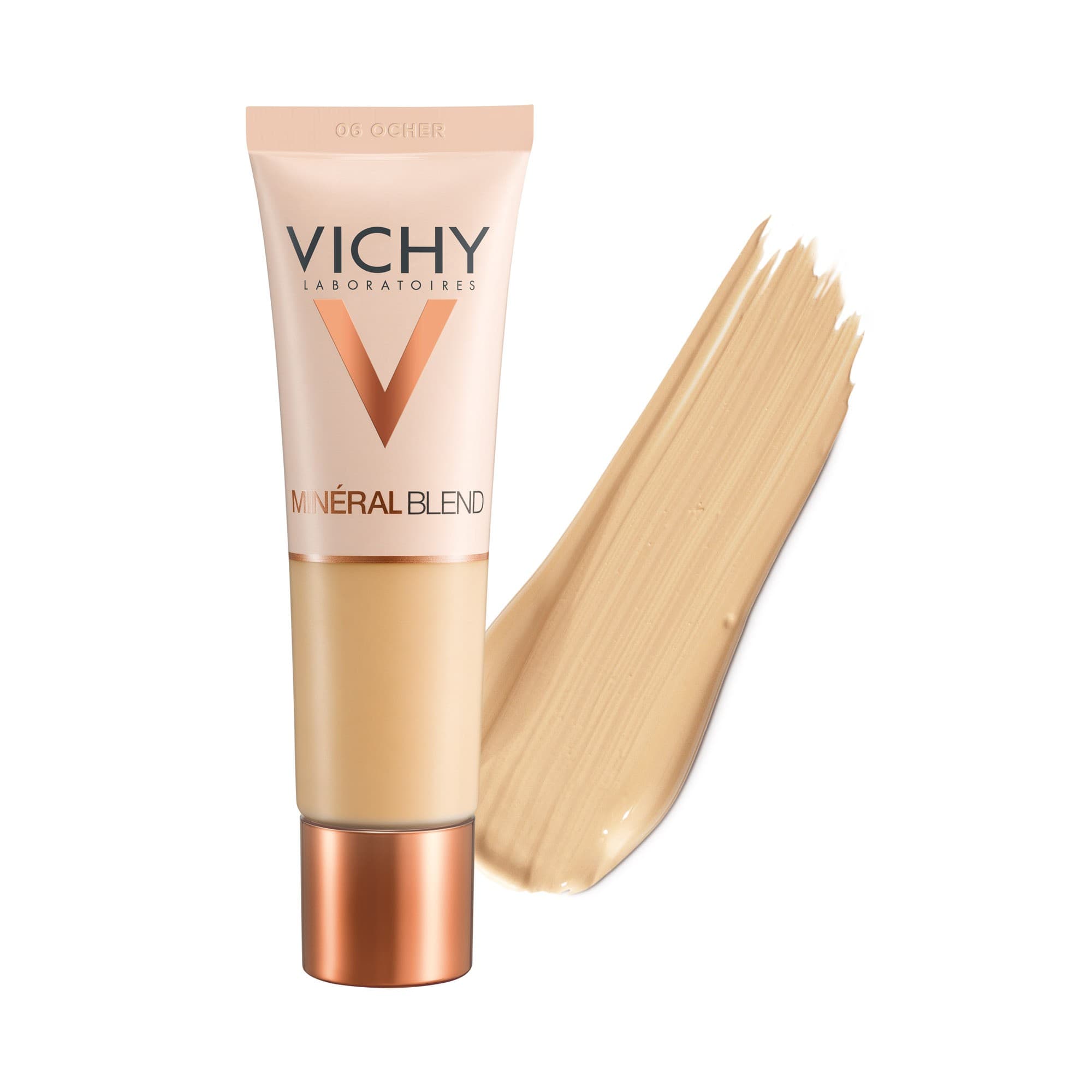 Mineral Blend Fondotinta Fluido idratante minerale Colore 06 - Ocher 30 ml