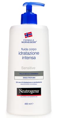 Neutrogena Crema Fluida Corpo Idratazione Intensa Senza Profumo 400 ml