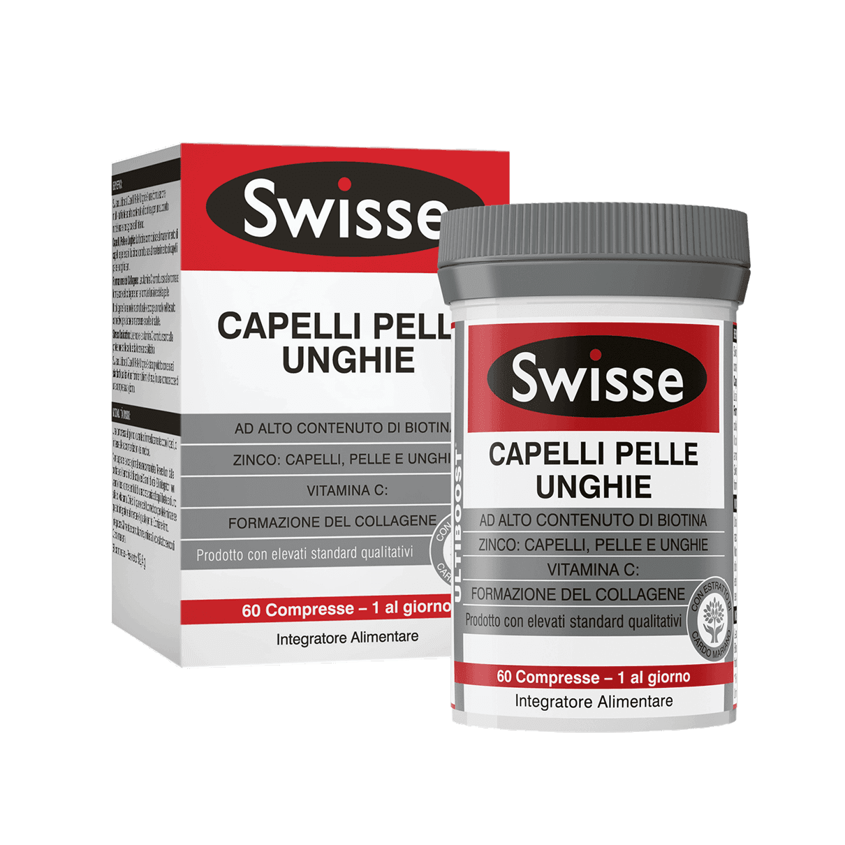 Swisse Capelli Pelle Unghie 60 Compresse
