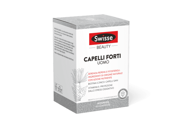 Swisse Capelli Forti Uomo - Integratore per il mantenimento di capelli sani - 30 compresse