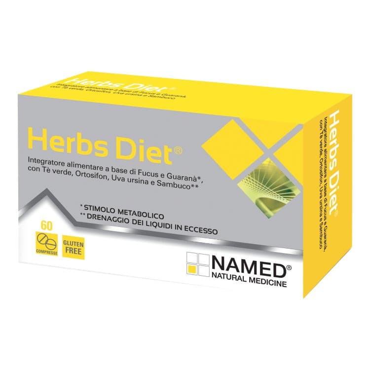 Named Herbs Diet Integratore Alimentare per Controllo Peso, 60 Compresse