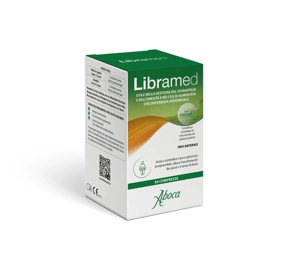 Aboca Libramed Compresse Controllo Peso e Glicemia 100% Naturale 84pz