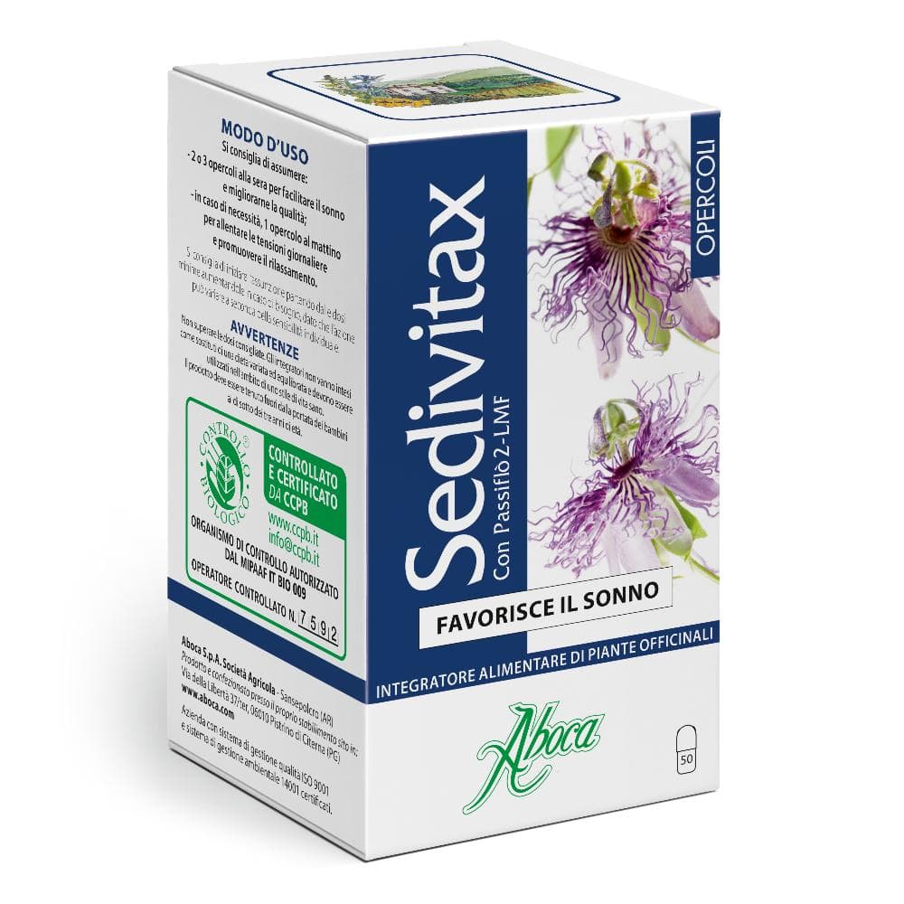 Aboca Sedivitax Bio Integratore Alimentare 50 Opercoli