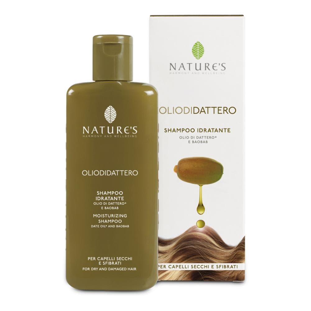 Natures Olio di Dattero shampoo idratante - shampoo ultradelicato per capelli secchi e sfibrati