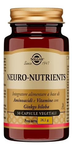 Solgar Neuro-nutrients per il metabolismo energetico 30 capsule vegetali