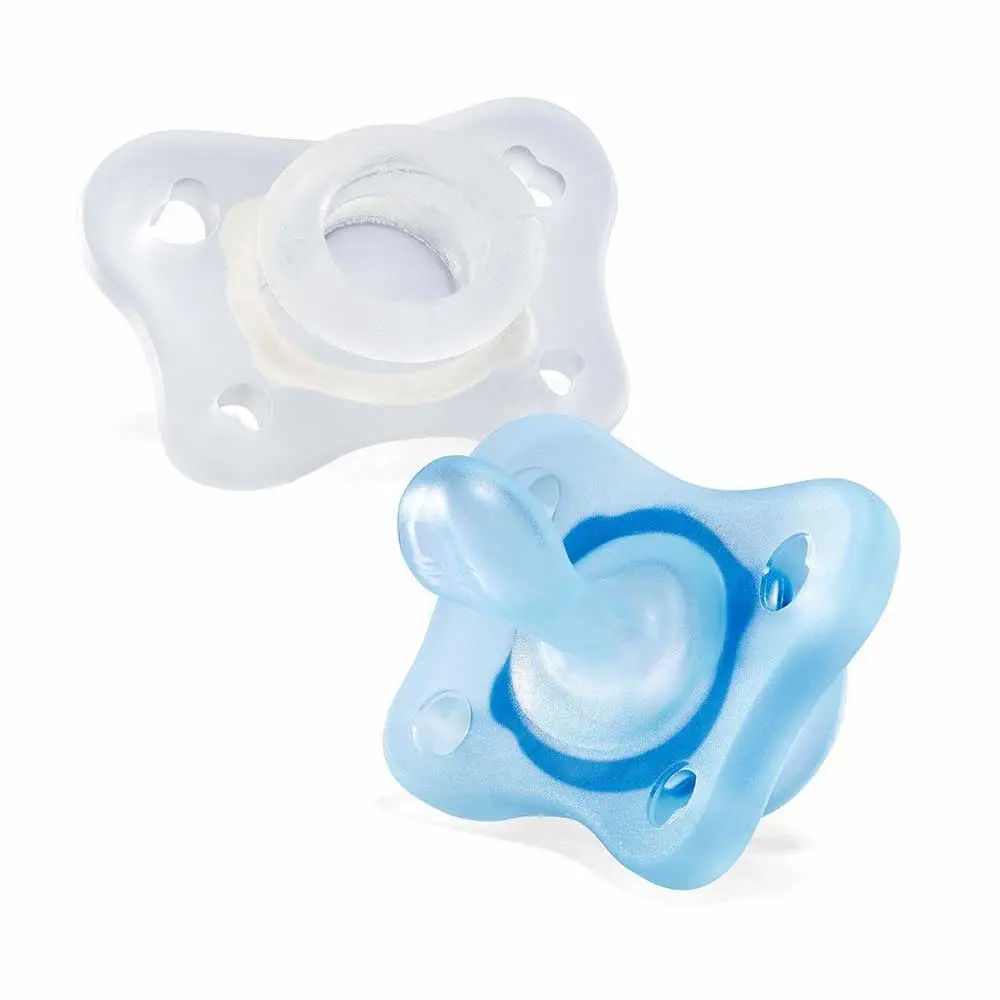 Chicco PhysioForma Gommottino 0-2 mesi - Succhietto in silicone per la respirazione, 2 pezzi