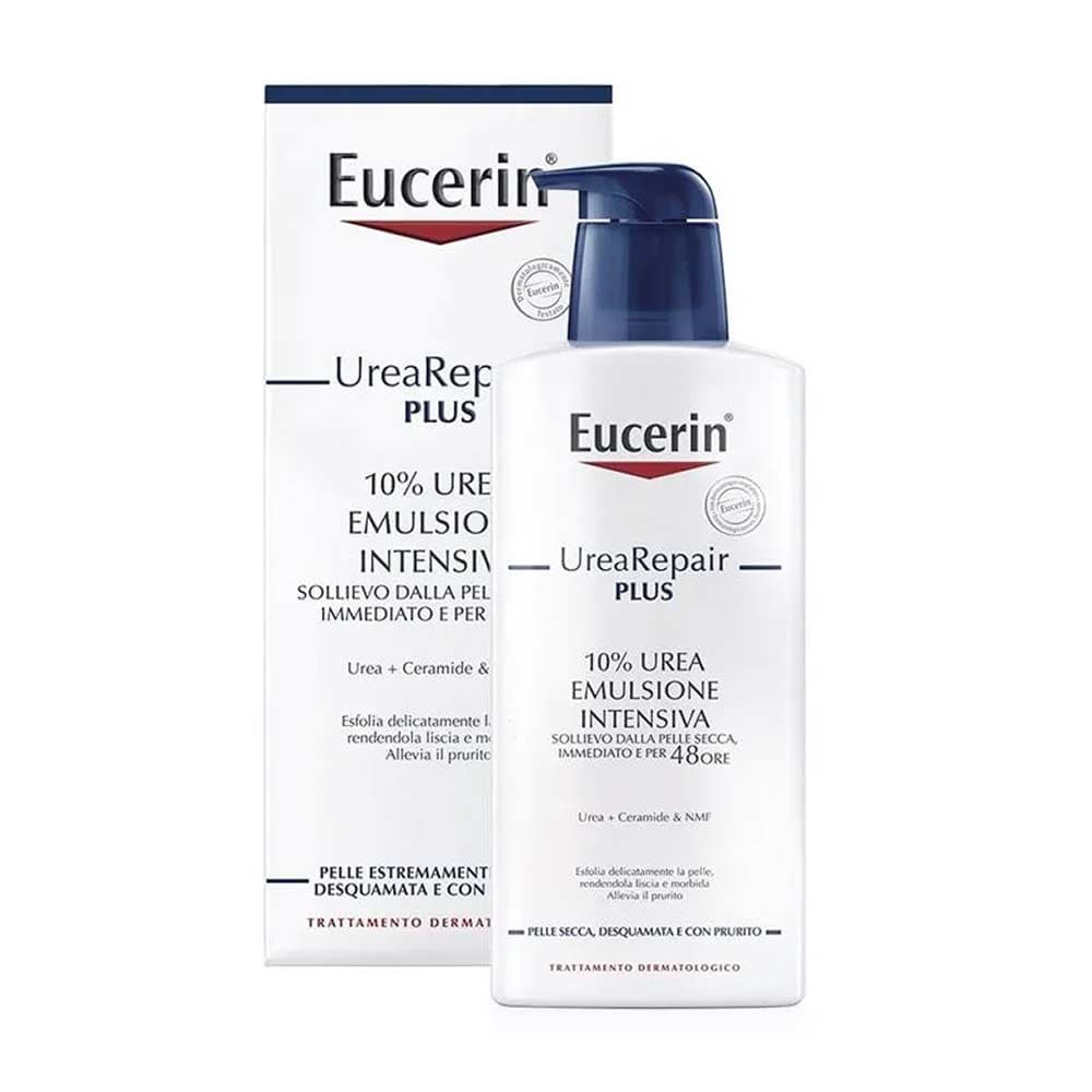Eucerin UreaRepair Plus - Emulsione Intensiva 10% Urea per Pelle Secca, 250ml