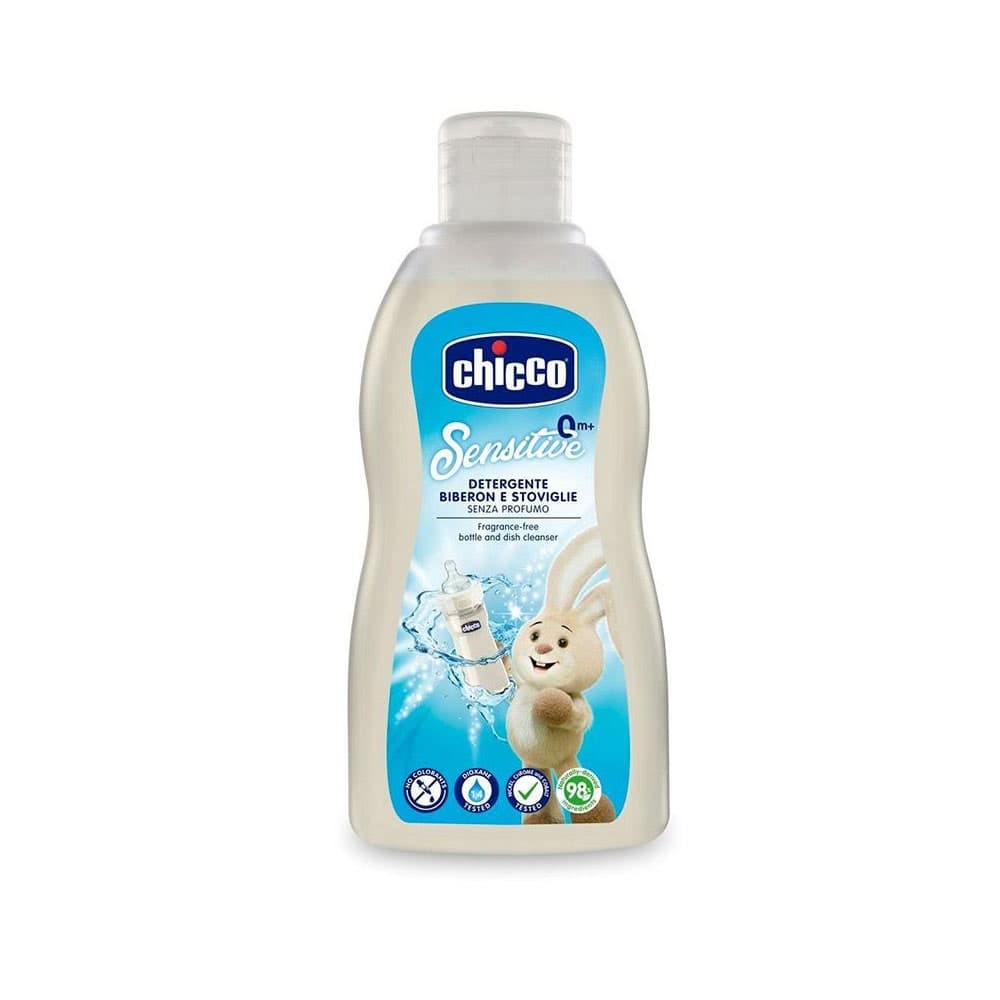 Chicco Sensitive - Detergente Stoviglie e Biberon 0M+, 300ml