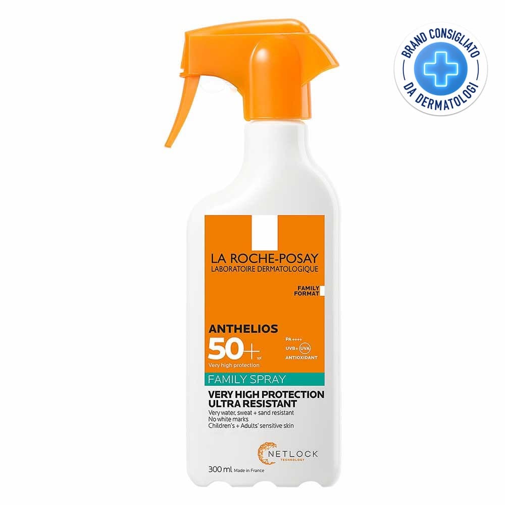 La Roche-Posay Anthelios - Family Spray SPF50+ Protezione Solare, 300ml
