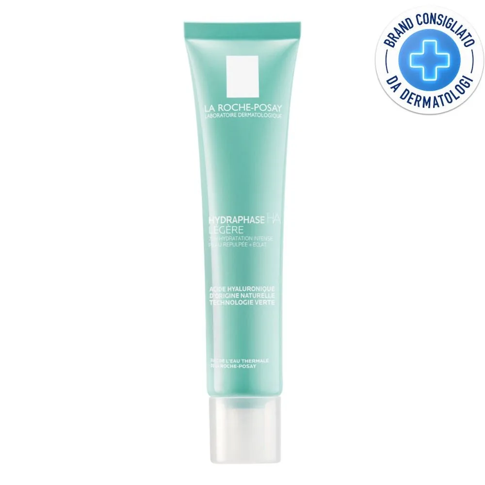 La Roche-Posay Hydraphase HA Light - Crema viso idratante e leggera con acido ialuronico, 40 ml
