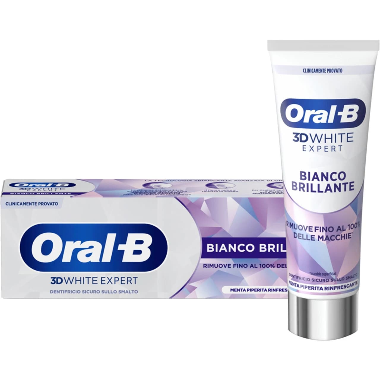Oral-B 3D White Expert Bianco Brillante Dentifricio sbiancante, 75 ml