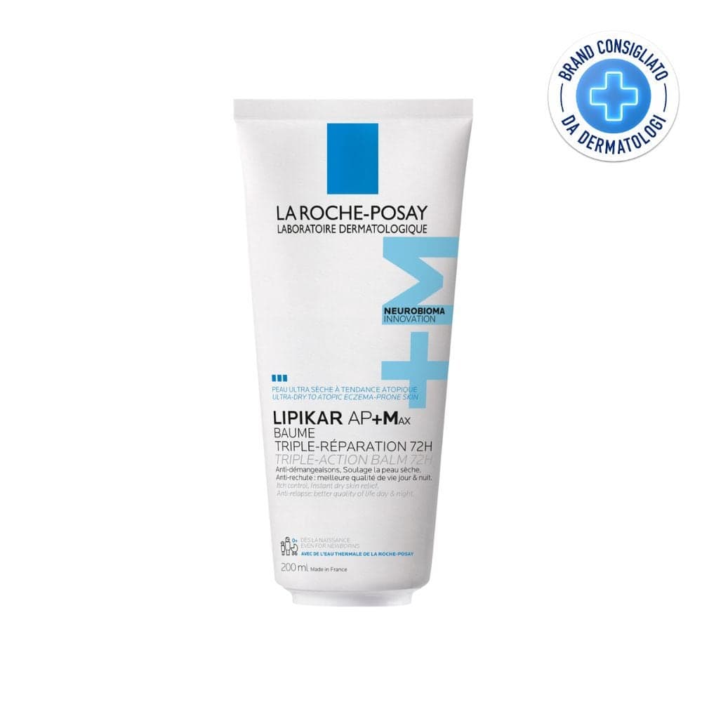La Roche-Posay Lipikar Baume AP+Max Balsamo Corpo Idratante Anti-Prurito, 200ml