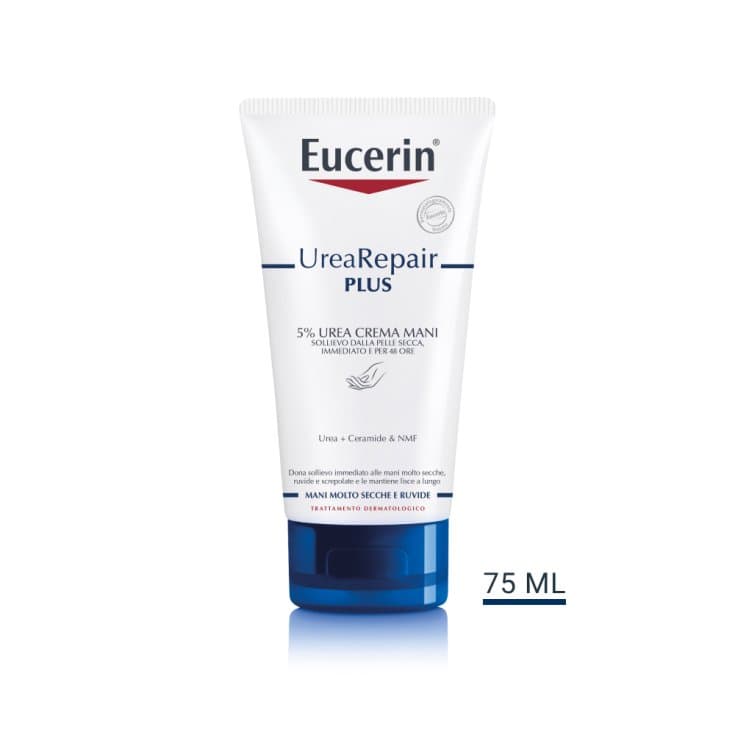 Eucerin Urea Repair - Crema Mani Rigenerante 5% Urea, 75ml