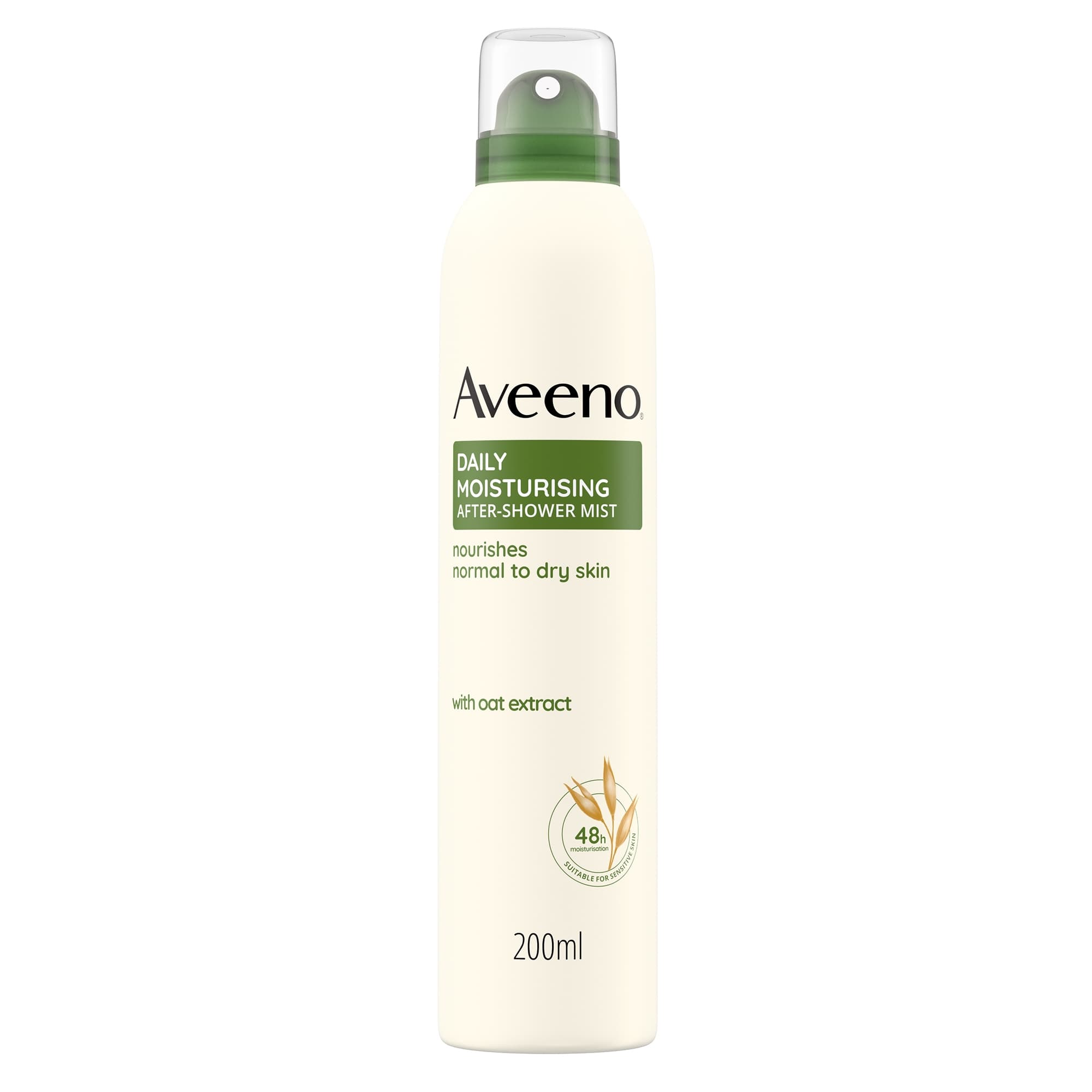 Aveeno Spray Idratante Corpo Dopo Doccia all'Avena per Proteggere e Nutrire la Pelle Secca ad Assorbimento Rapido, 200ml