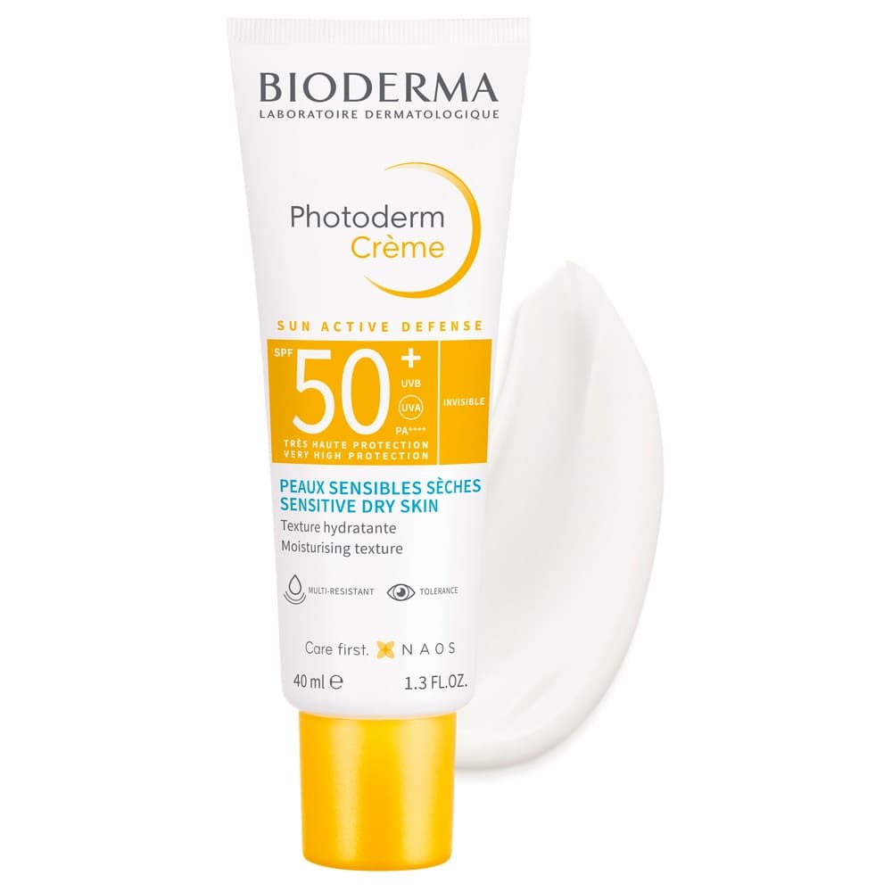 Bioderma Photoderm - Creme SPF50+ Protezione Solare Pelle Sensibile Secca, 40ml